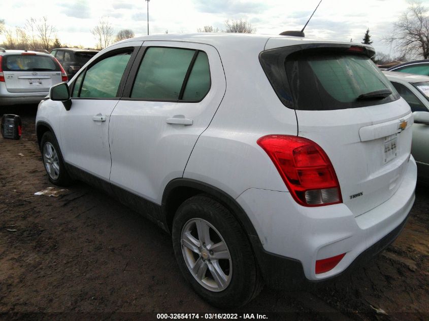 2020 CHEVROLET TRAX LS VIN: 3GNCJKSB9LL161322