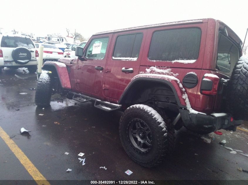 2021 JEEP WRANGLER UNLIMITED RUBICON VIN: 1C4HJXFG4MW724483