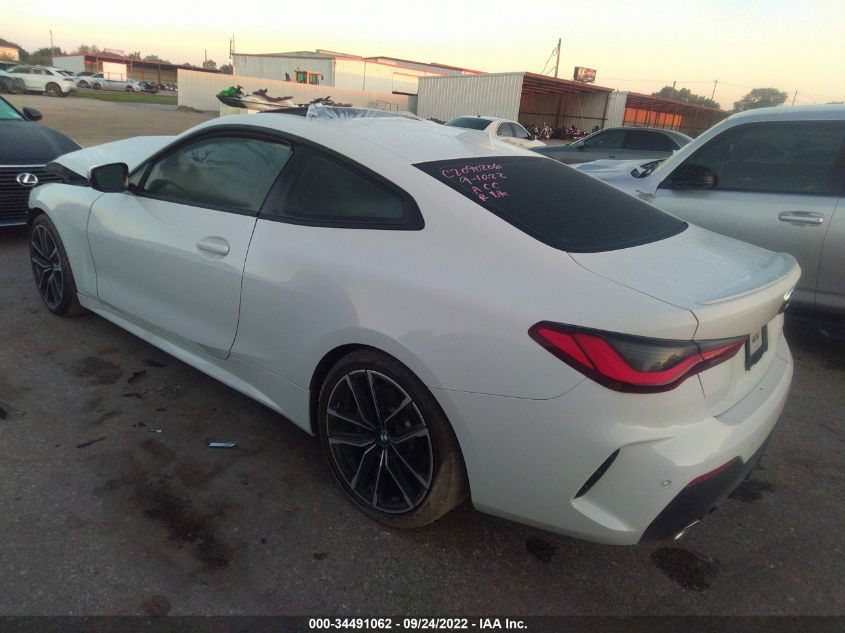 2022 BMW 4 SERIES 430I VIN: WBA53AP03NCJ49143