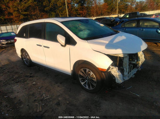 2022 HONDA ODYSSEY EX-L VIN: 5FNRL6H74NB021932