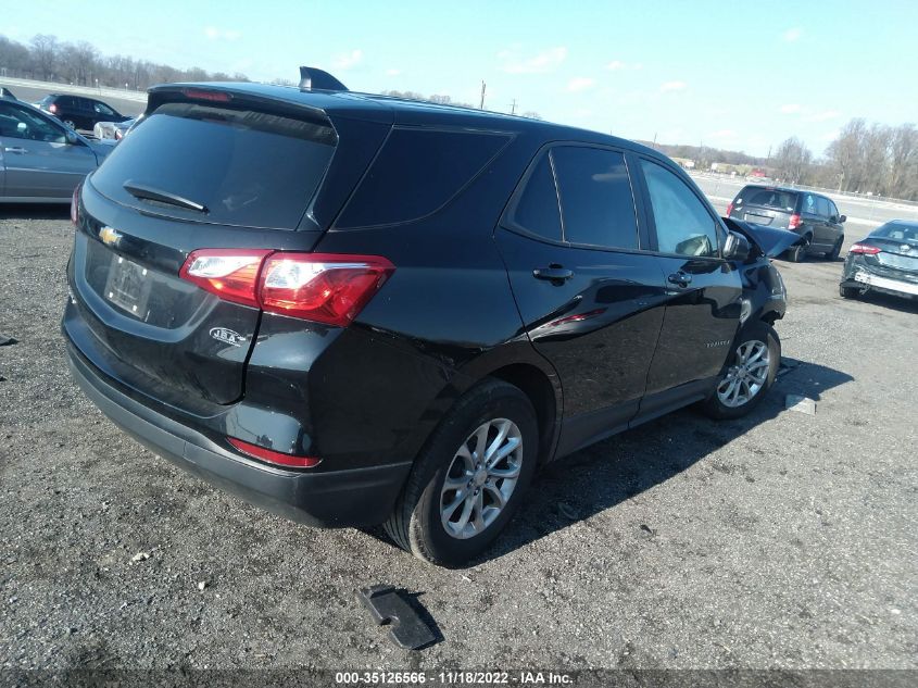 2020 CHEVROLET EQUINOX LS VIN: 2GNAXHEV1L6280596
