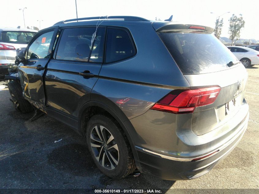 2022 VOLKSWAGEN TIGUAN S VIN: 3VV1B7AX7NM122766