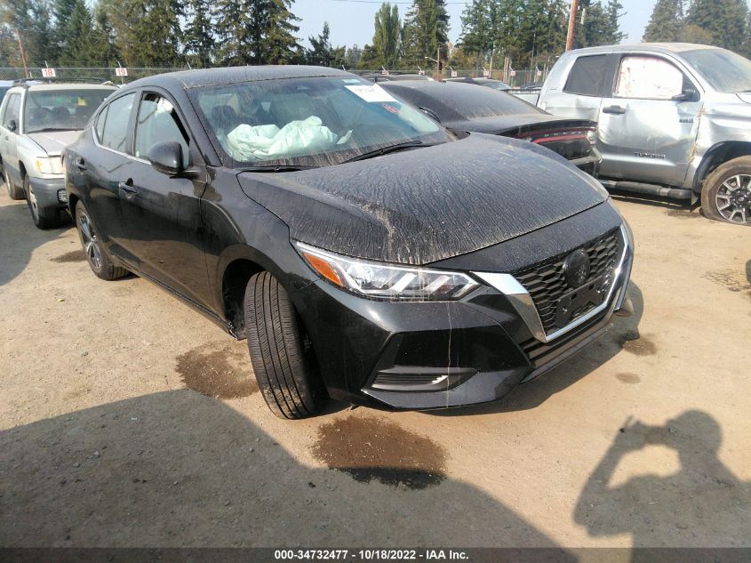 2022 NISSAN SENTRA SV VIN: 3N1AB8CV3NY267413