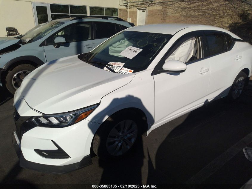 2022 NISSAN SENTRA S VIN: 3N1AB8BV5NY239971