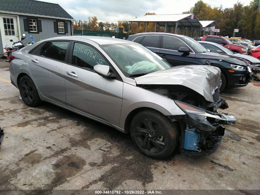2022 HYUNDAI ELANTRA SEL VIN: 5NPLM4AG5NH056191