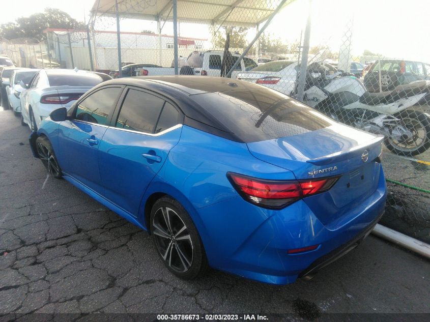 2021 NISSAN SENTRA SR VIN: 3N1AB8DV6MY246763