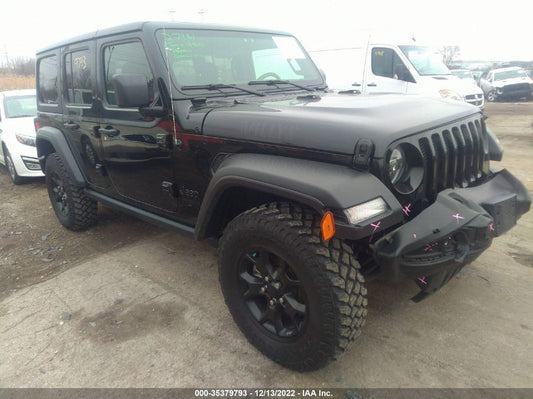 2021 JEEP WRANGLER UNLIMITED WILLYS VIN: 1C4HJXDM7MW589427