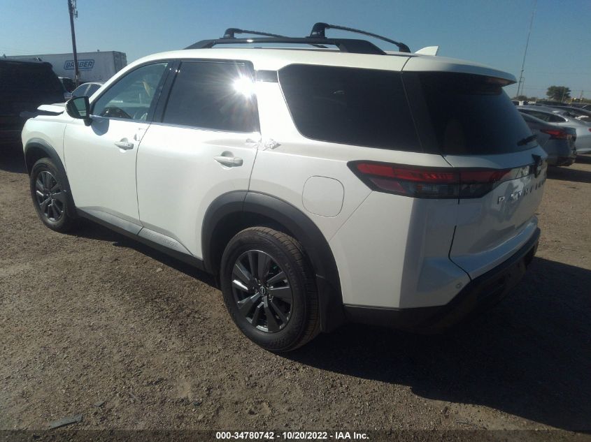2022 NISSAN PATHFINDER SV VIN: 5N1DR3BAXNC233836