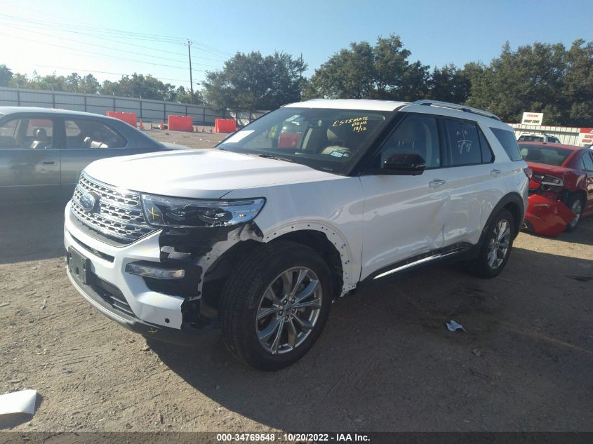 2022 FORD EXPLORER LIMITED VIN: 1FMSK7FH9NGA51807