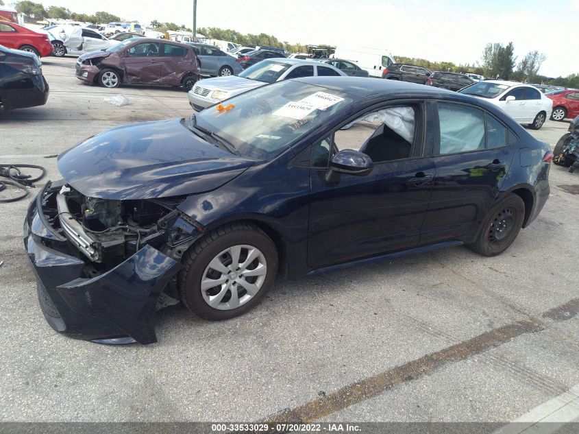 2020 TOYOTA COROLLA LE VIN: 5YFEPRAE9LP085043