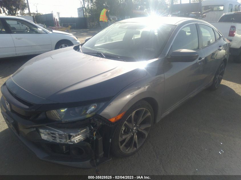 2021 HONDA CIVIC SEDAN SPORT VIN: 2HGFC2F87MH535808