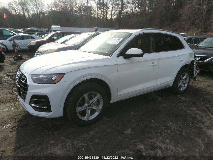 2021 AUDI Q5 PREMIUM VIN: WA1AAAFY2M2020985