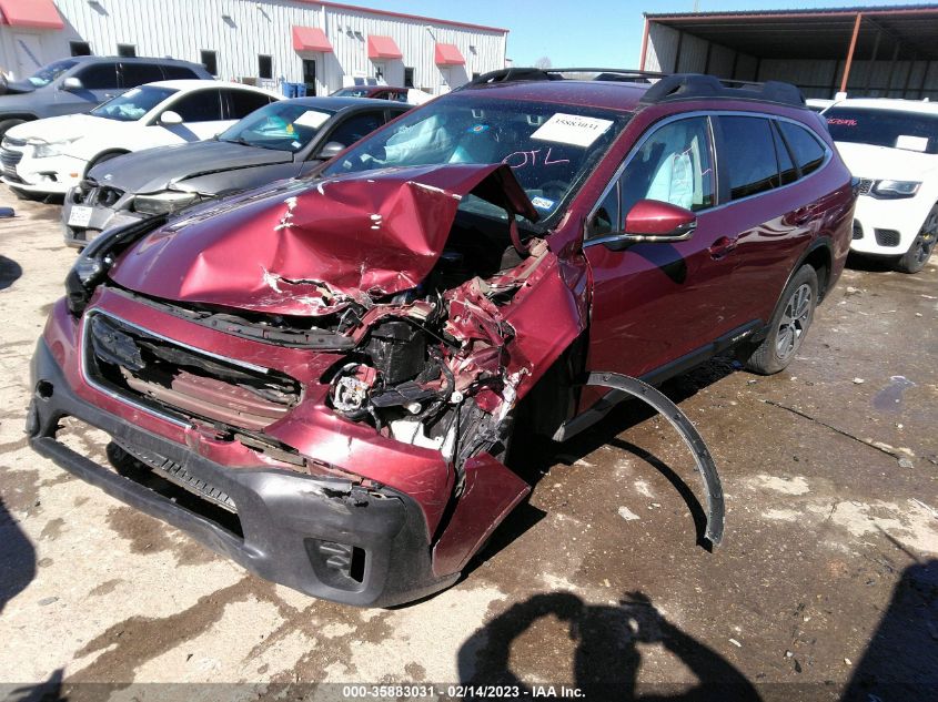 2022 SUBARU OUTBACK PREMIUM VIN: 4S4BTADC1N3192170