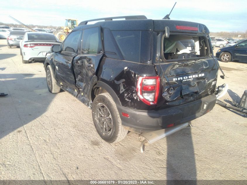 2021 FORD BRONCO SPORT BIG BEND VIN: 3FMCR9B61MRA94058