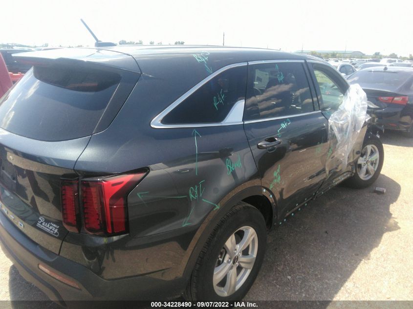 2022 KIA SORENTO LX VIN: 5XYRG4LC0NG081650