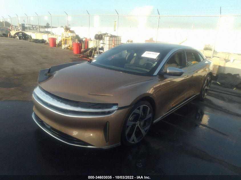 2022 LUCID AIR DREAM EDITION VIN: 50EA1DAA5NA001562