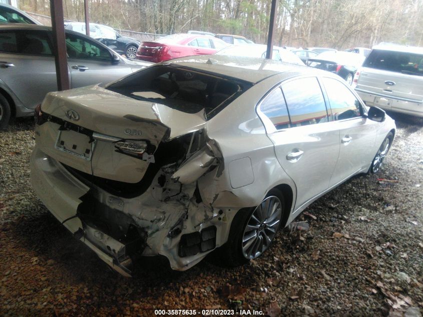 2022 INFINITI Q50 LUXE VIN: JN1EV7BR7NM341331