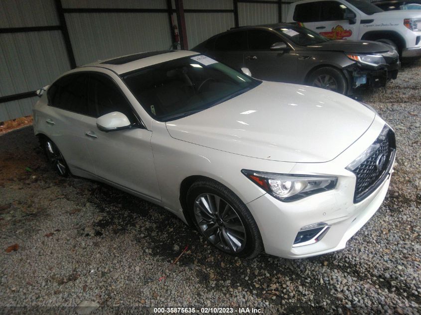 2022 INFINITI Q50 LUXE VIN: JN1EV7BR7NM341331