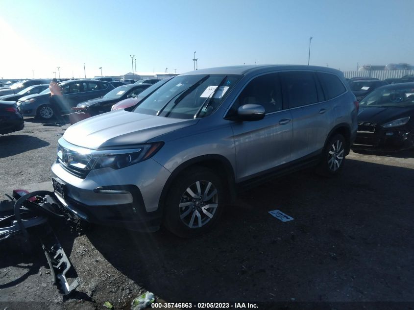 2021 HONDA PILOT EX-L VIN: 5FNYF5H56MB018962