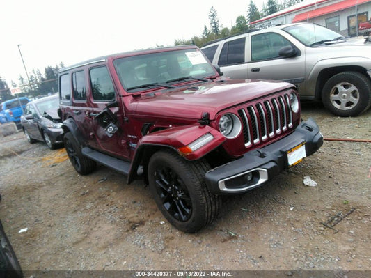 2021 JEEP WRANGLER 4XE UNLIMITED SAHARA VIN: 1C4JJXP67MW757937