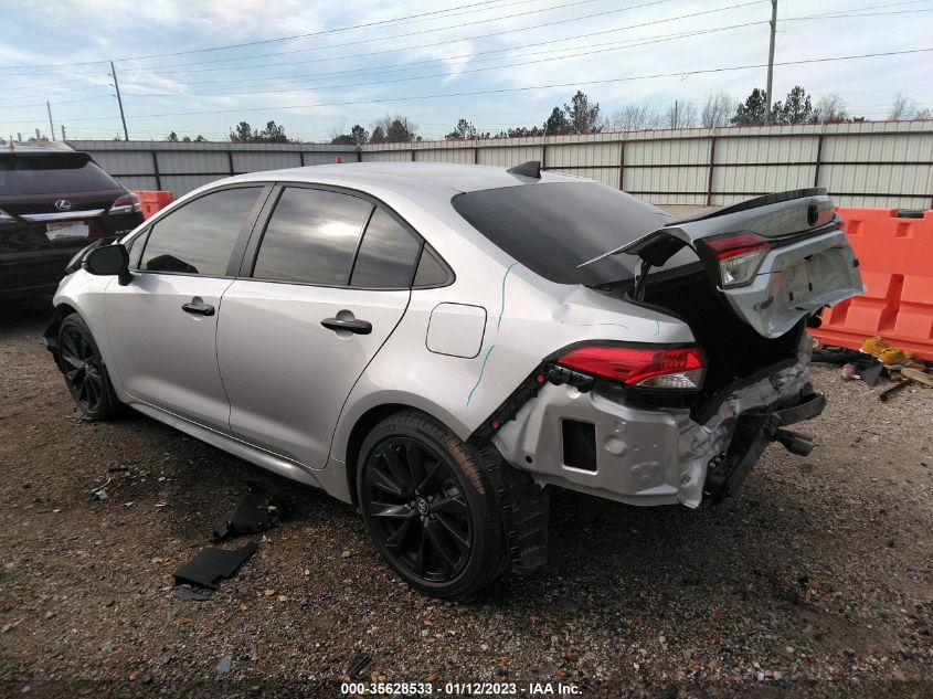 2022 TOYOTA COROLLA SE/SE NIGHTSHADE/APEX SE VIN: 5YFS4MCE0NP103508