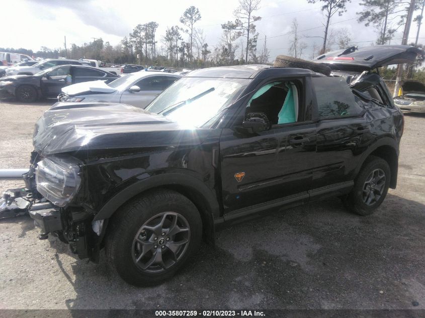 2022 FORD BRONCO SPORT BADLANDS VIN: 3FMCR9D92NRD62107