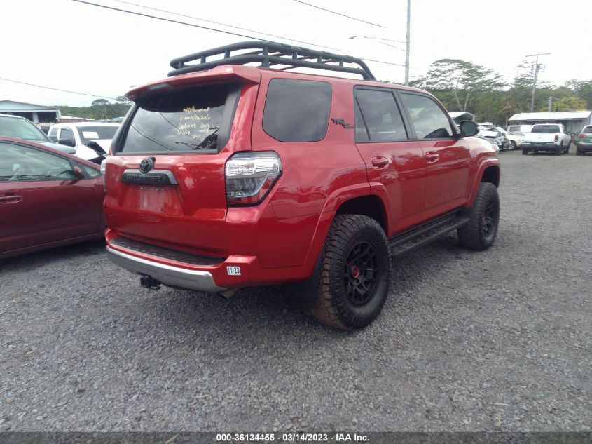 2022 TOYOTA 4RUNNER TRD OFF ROAD PREMIUM VIN: JTERU5JR4N5997595