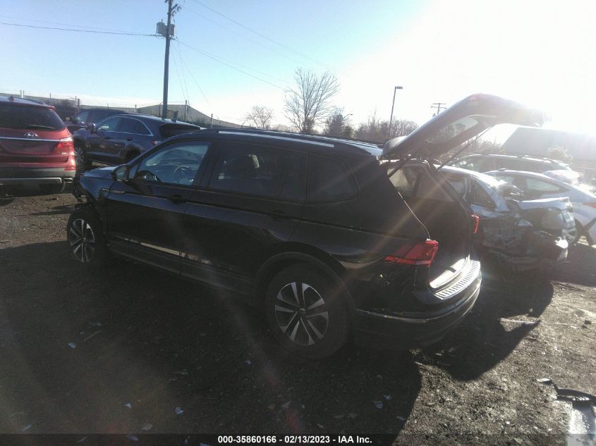 2022 VOLKSWAGEN TIGUAN S VIN: 3VV1B7AX5NM109305