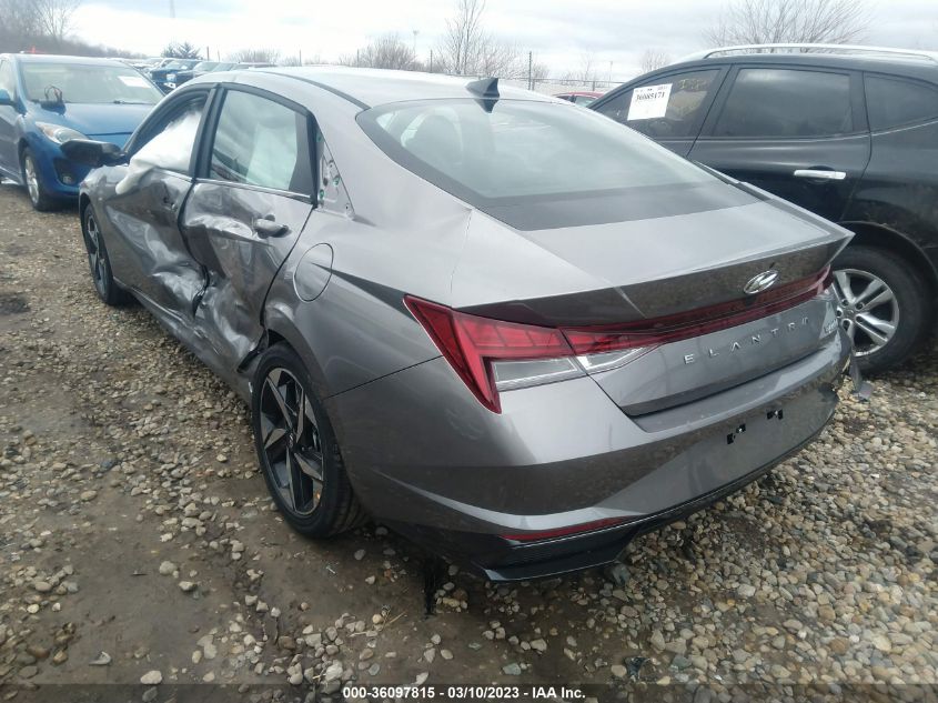 2023 HYUNDAI ELANTRA HYBRID LIMITED VIN: KMHLN4AJXPU052487