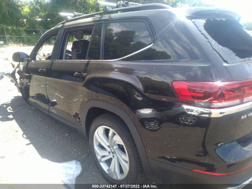 2022 VOLKSWAGEN ATLAS 3.6L V6 SE W/TECHNOLOGY VIN: 1V2HR2CAXNC539786