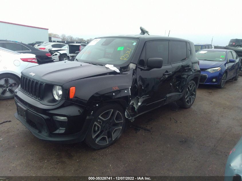 2021 JEEP RENEGADE JEEPSTER VIN: ZACNJCAB8MPM52649