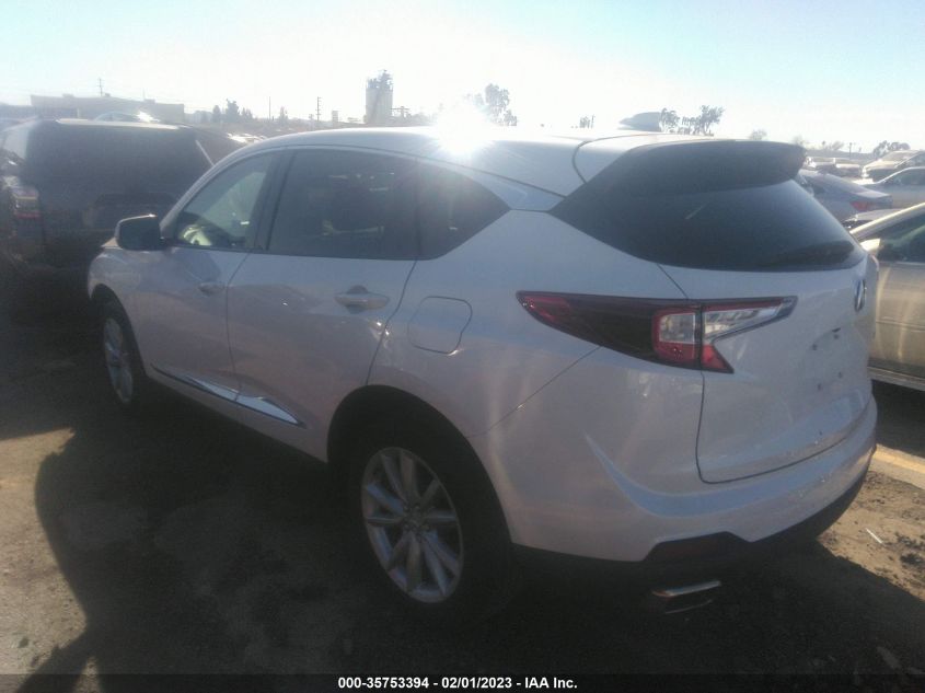2022 ACURA RDX VIN: 5J8TC1H3XNL006162