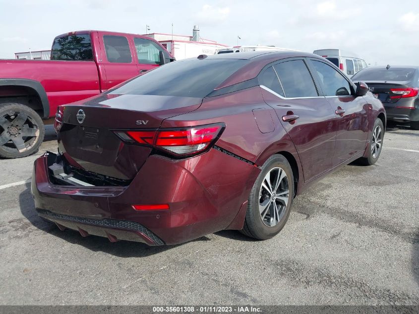 2022 NISSAN SENTRA SV VIN: 3N1AB8CV3NY236985