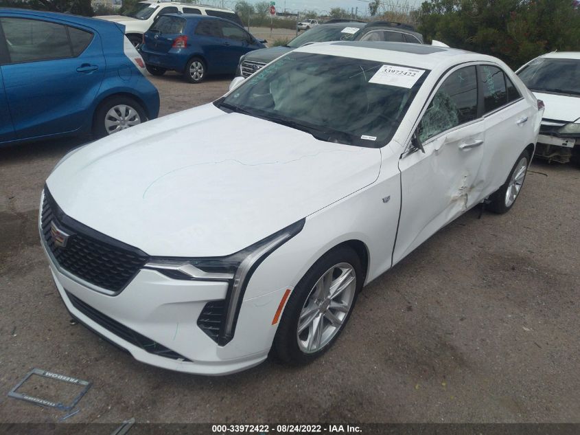 2022 CADILLAC CT4 LUXURY VIN: 1G6DJ5RK3N0106565
