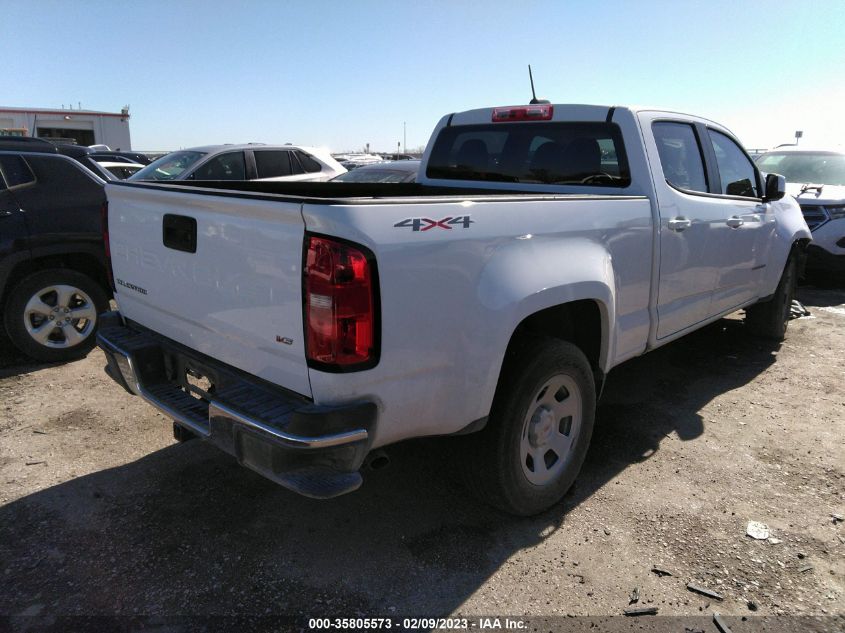 2022 CHEVROLET COLORADO 4WD WORK TRUCK VIN: 1GCGTBEN3N1123668