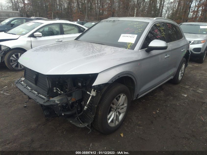 2022 AUDI Q5 S LINE PREMIUM VIN: WA1GAAFY8N2008545