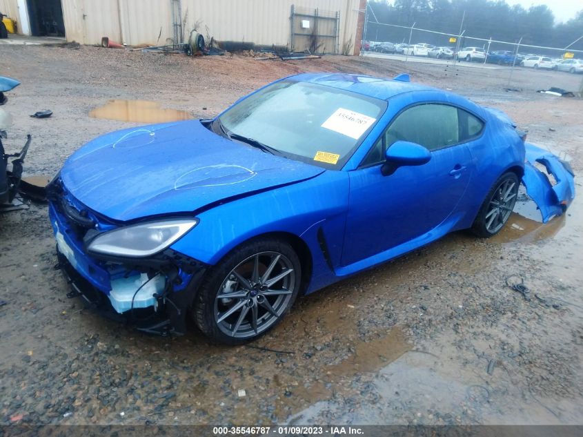 2022 SUBARU BRZ LIMITED VIN: JF1ZDBF13N8701542