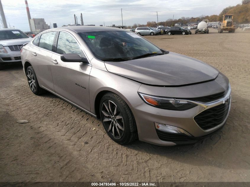 2022 CHEVROLET MALIBU RS VIN: 1G1ZG5ST2NF204867