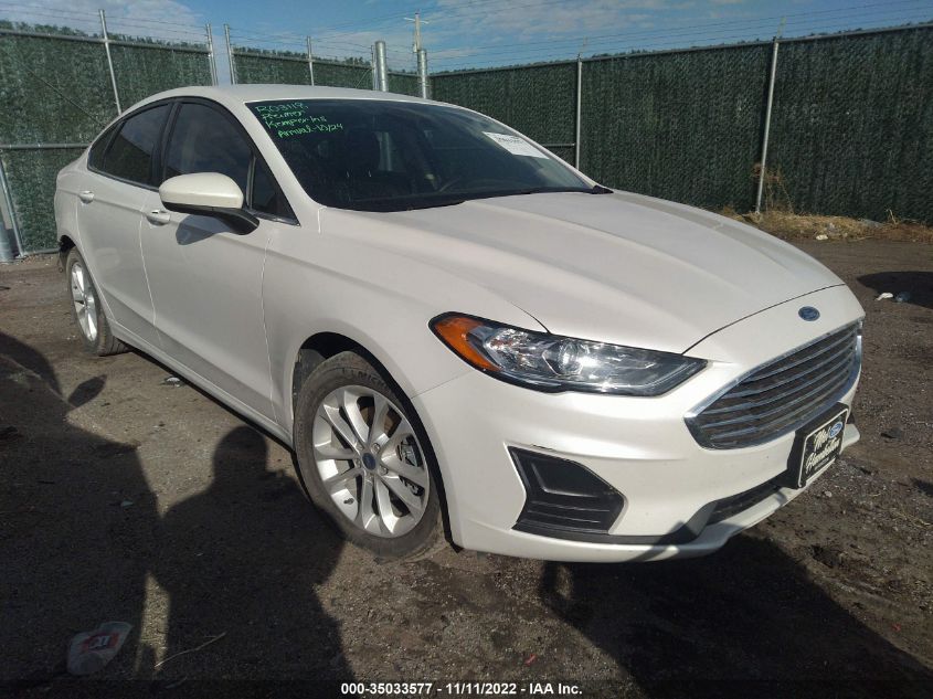 2020 FORD FUSION SE VIN: 3FA6P0HD3LR256916