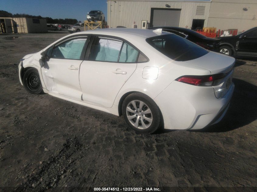 2022 TOYOTA COROLLA LE VIN: 5YFEPMAE9NP336519