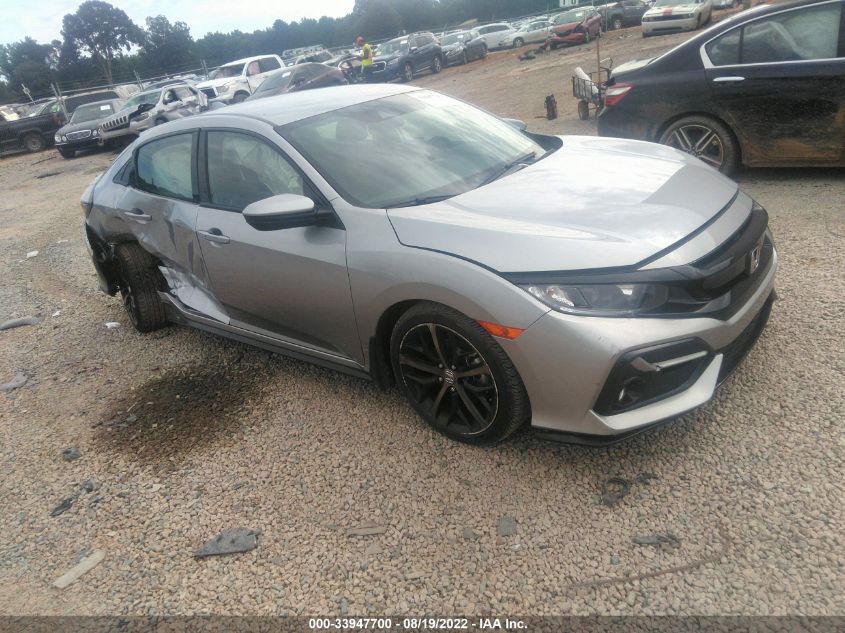 2021 HONDA CIVIC HATCHBACK SPORT VIN: SHHFK7H49MU215046