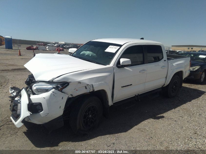 2022 TOYOTA TACOMA 2WD SR5/TRD SPORT VIN: 3TMAZ5CN2NM160223