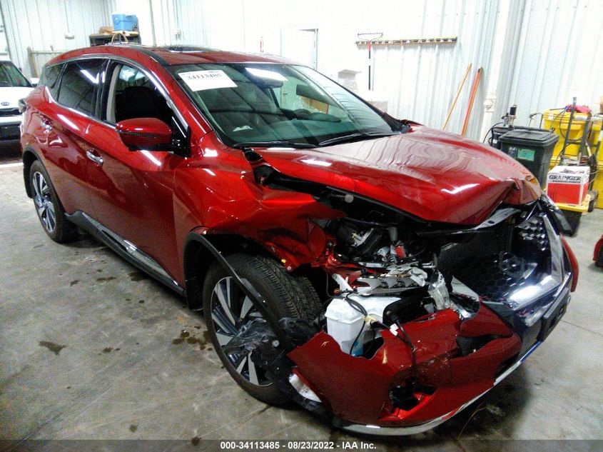 2022 NISSAN MURANO SL VIN: 5N1AZ2CSXNC109747
