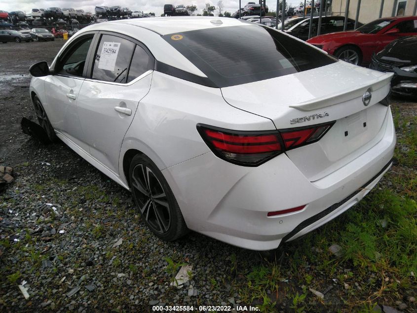 2021 NISSAN SENTRA SR VIN: 3N1AB8DV1MY289519