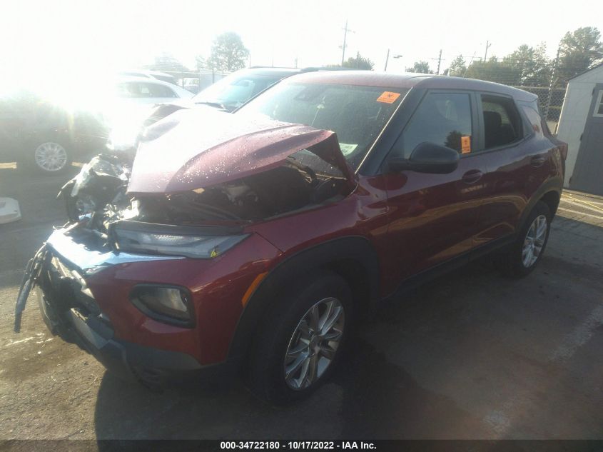 2021 CHEVROLET TRAILBLAZER LS VIN: KL79MMS25MB142773