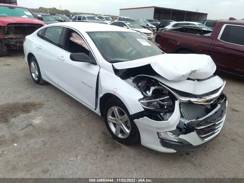 2022 CHEVROLET MALIBU LS VIN: 1G1ZB5ST4NF208045