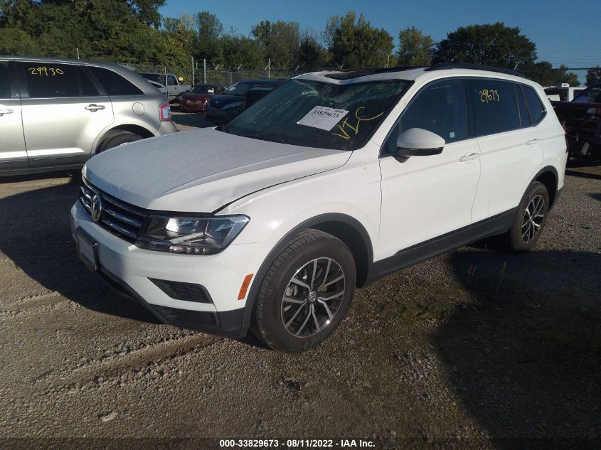 2021 VOLKSWAGEN TIGUAN SE/SE R-LINE BLACK/SEL VIN: 3VV2B7AX4MM142914