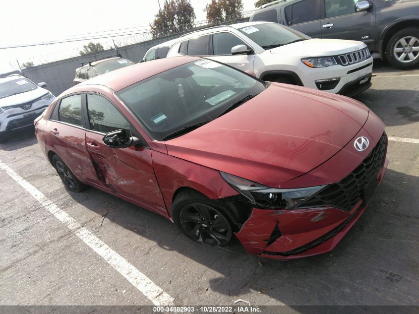2022 HYUNDAI ELANTRA SEL VIN: KMHLM4AG3NU282019