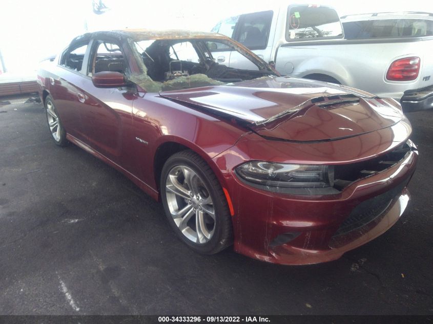 2021 DODGE CHARGER R/T VIN: 2C3CDXCT1MH605957