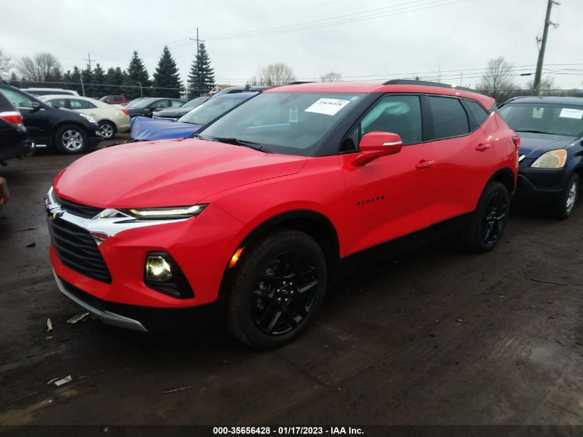 2022 CHEVROLET BLAZER LT VIN: 3GNKBCR4XNS135424